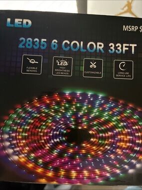 Multi-Color LED Strip Lights - 6 Color 33ft you can’t choose one specific color